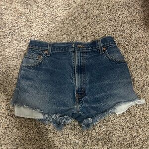 Vintage Levi’s cut off denim